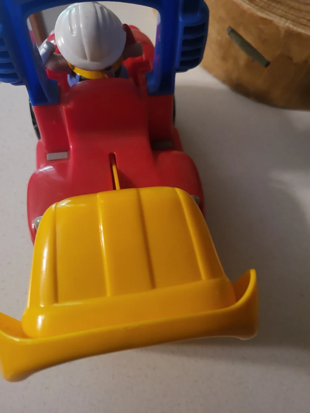 Fisher Price Little People Construction Dump Truck Toy Red Yellow